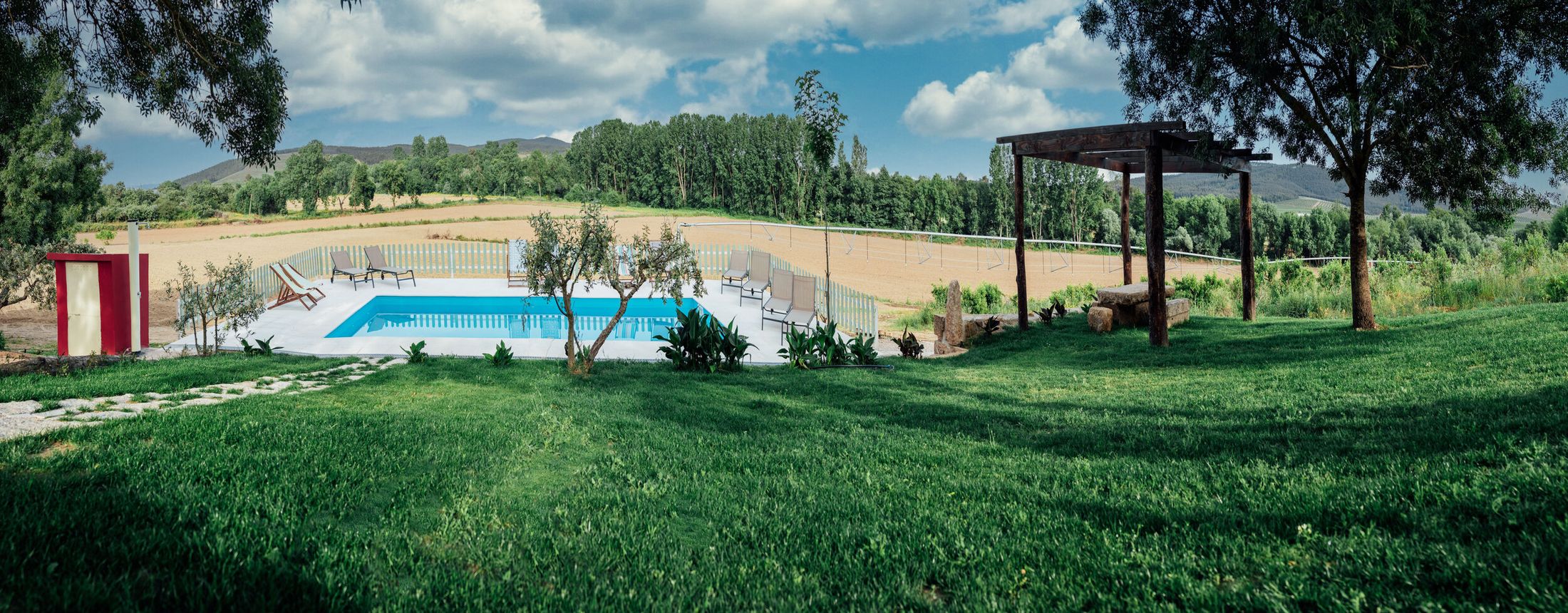Landscape surrounding the estate